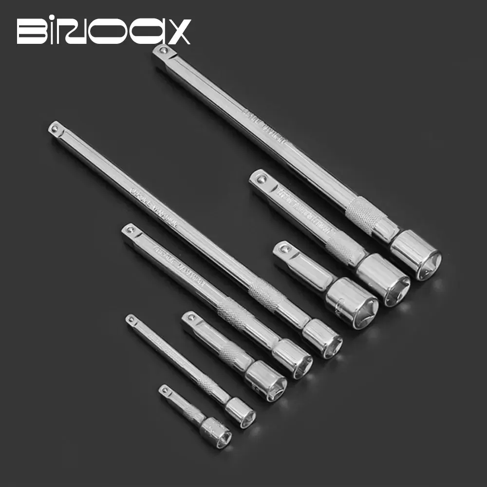 Binoax 1Pcs Extension Bar 1/4" 3/8" 1/2" Rod Auto Repair Durable Drive Quick Release Socket Wrench