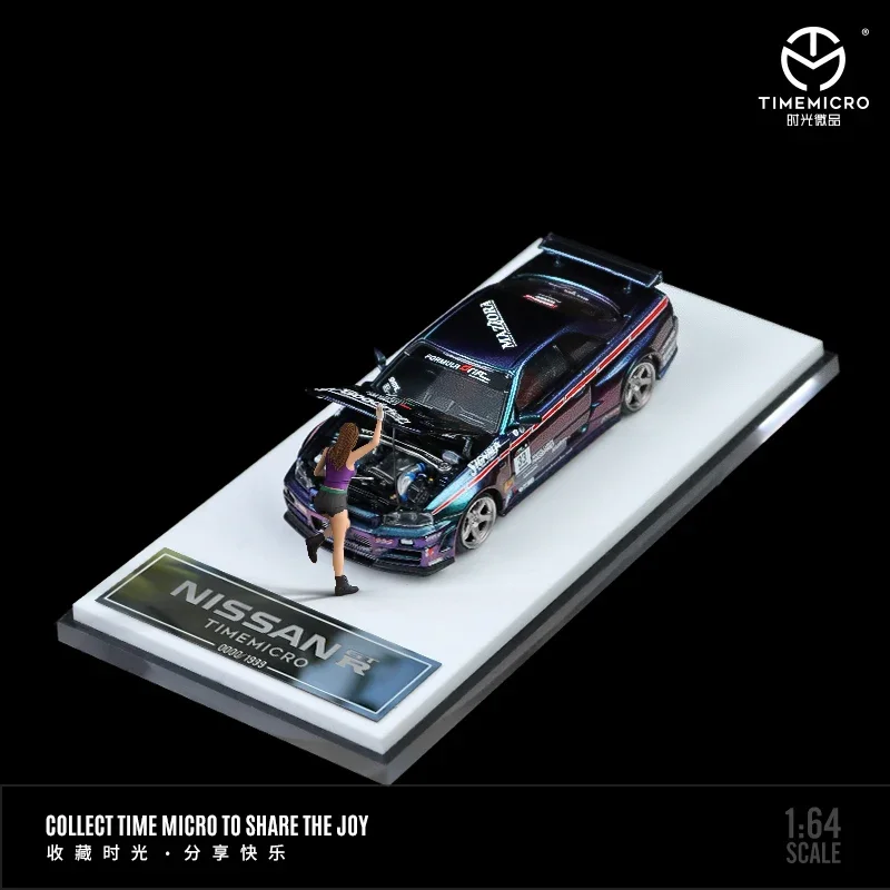 

TimeMicro 1:64 Chameleon purple #33 limited2000 Diecast Model Car