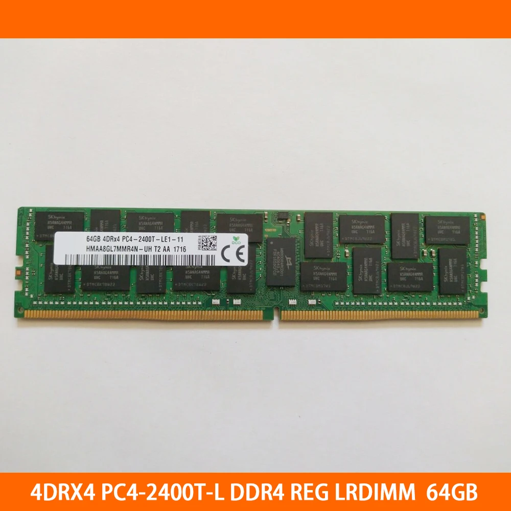 RAM 64G 64GB 4DRX4 PC4-2400T-L DDR4 2400 REG LRDIMM 서버 메모리 하이 퀄리티, 빠른 배송, 1 개