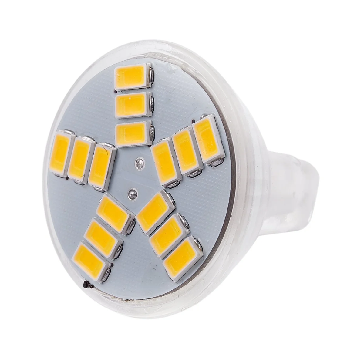 BAAU 8X 3W MR11 GU4 250LM LED Bulb Lamp 15 5630SMD Warm White Light
