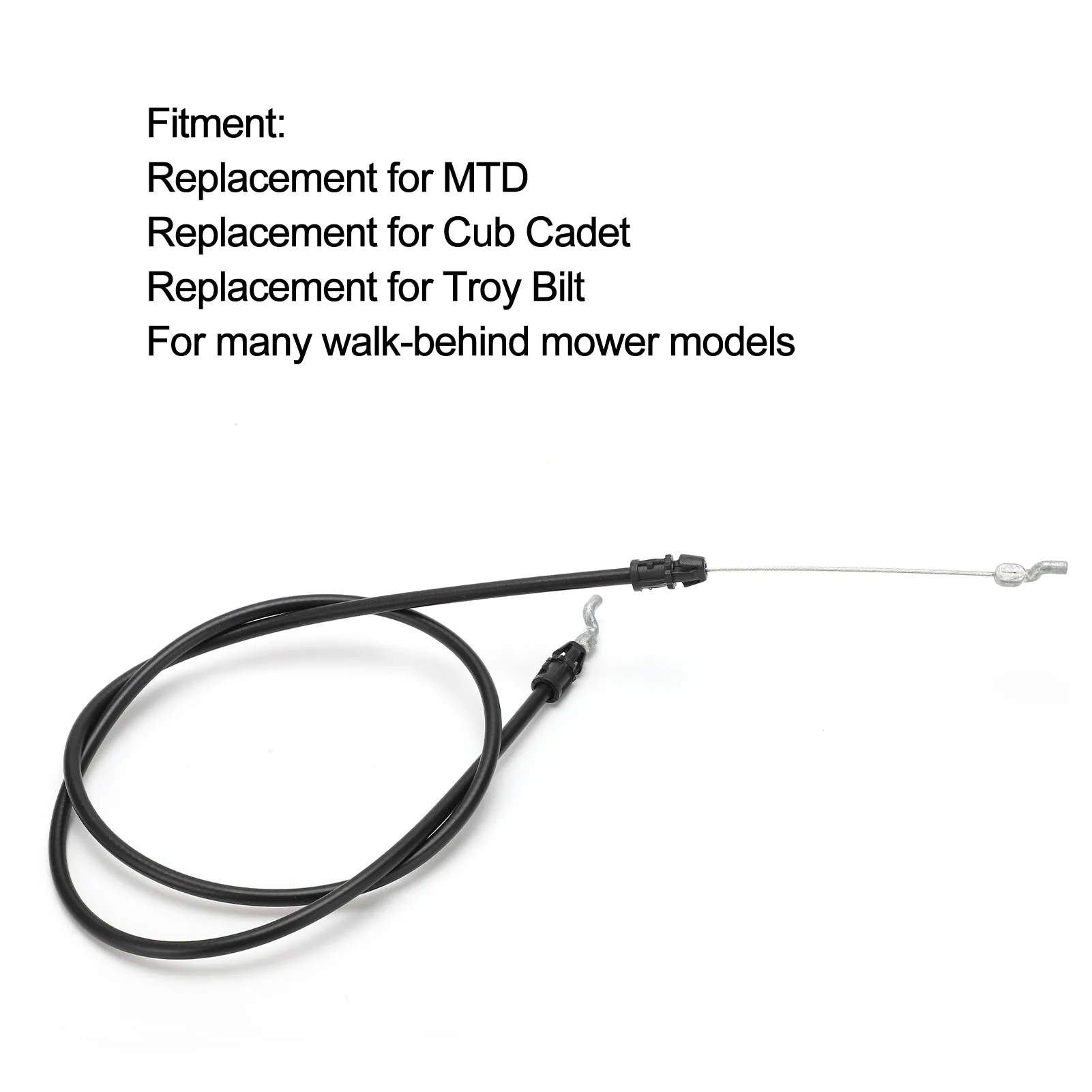 746?0553 브레이크 제어 케이블 946?0553 43?1/8인치 Troy Bilt Walk?Behind 모어 모델용 교체품 브레이크 제어 케이블