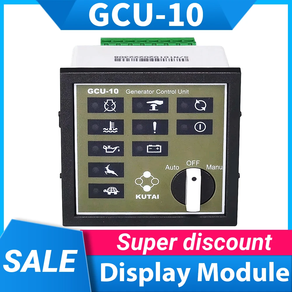 

Оригинальный контроллер генератора GCU-10 GCU10, генераторная установка, модуль контроллеров автоматического запуска для блока управления генератором кутai