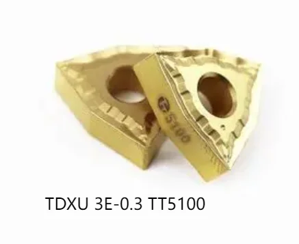 오리지널 카바이드 인서트 10개 	 TDXU 3E-0.3 TT5100