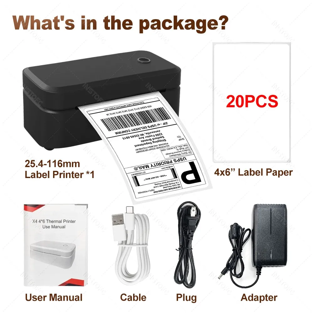 طابعة ملصقات حرارية Marklife X4 طابعة صغيرة لسطح ا...