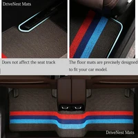 Custom Car Floor Mats For BMW 5er Touring F11 2009-2017 Years Auto Carpets Foot Coche Accessories 5