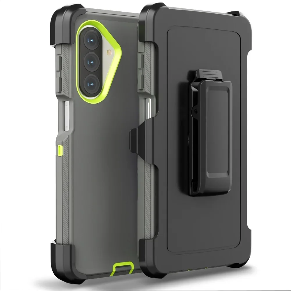 Rugged Anti-Drop Defender Phone Case with Clip Holder