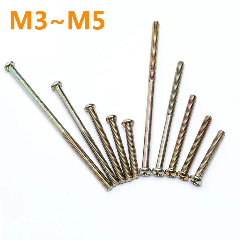 Sourcing Map Tornillos De Máquina Nylon M3x6mm Phillips Cabeza Redonda - Lote 100 Piezas Negras