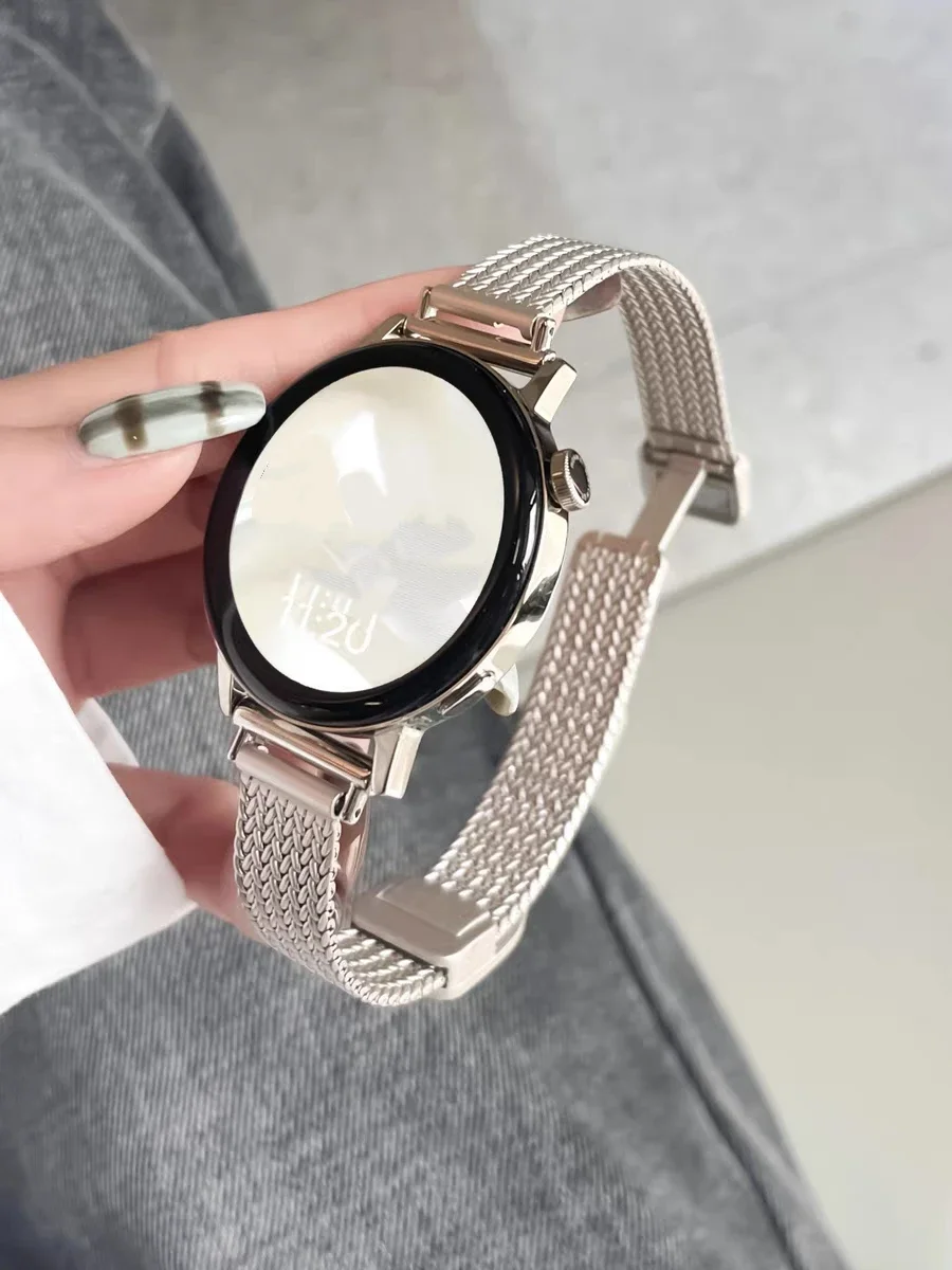 Magnetic Metal Link Bracelet Strap - 18mm, 20mm, 22mm Sizes