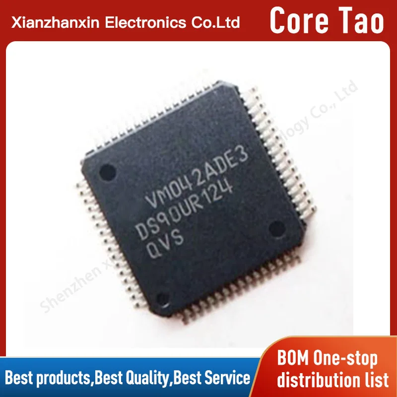 

1pcs/lot DS90UR124QVSX DS90UR124QVS DS90UR124 TQFP-64 Solutions of the serializer