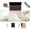 Abstract Style Keys Mouse Pad Desk Pad Extended Large Office Keyboard Mat Gaming Mousepad Non Slip Rubber Base Stitched Edge 4
