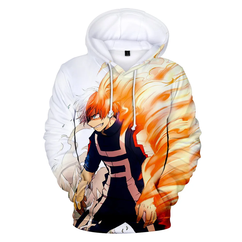 

2022 Anime My Hero Academia Hoodies Sweatshirt Men/Women 3D Print Boku No Hero School College Clothing Harajuku Oversized Hoodie