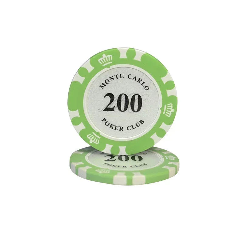 10pcs Metal Entertain Coins Dollar Monte Carlo Chips Poker Club Accessories Clay Poker Chip Set Casino Coins 40x3.3mm poker chips