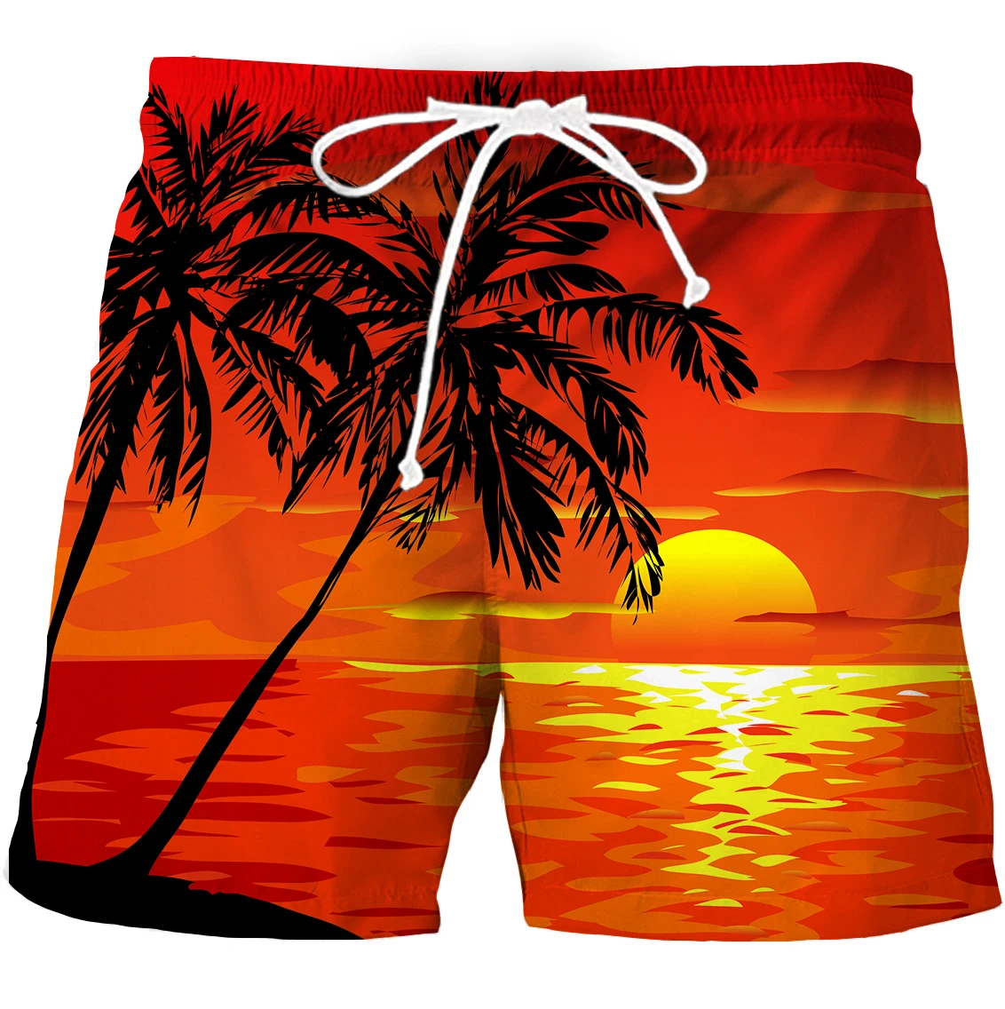 Shorts For Male 3d Print Men Breeches Hawaiian Style Summer Beach Clothing Oversize Boxer Joggers Costume Baggy Pants 2XS-6XL