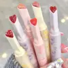 Water-light Lip Glaze Mirror Glitter Lip Tint Long Lasting Moisturising Love Heart Shape Solid Lipstick Pen Lips Makeup Cosmetic 2