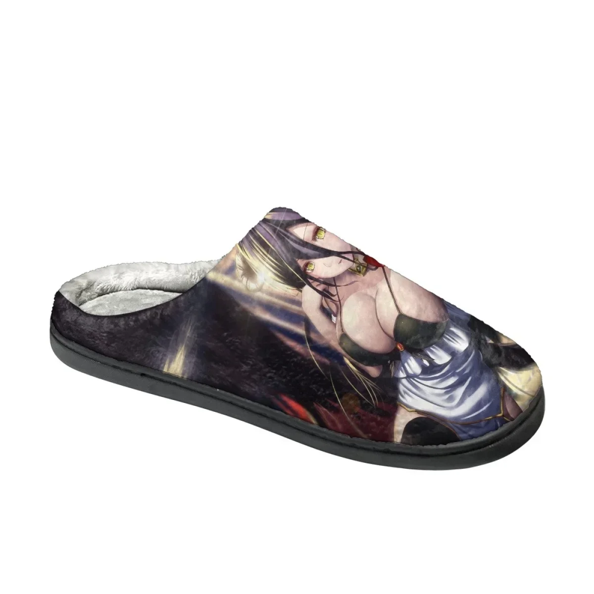 Autumn Winter Indoor Slippers for Women Overlord Design Warm Cozy Home Footwear Couples Non-Slip Cotton Slippers Dropshipping