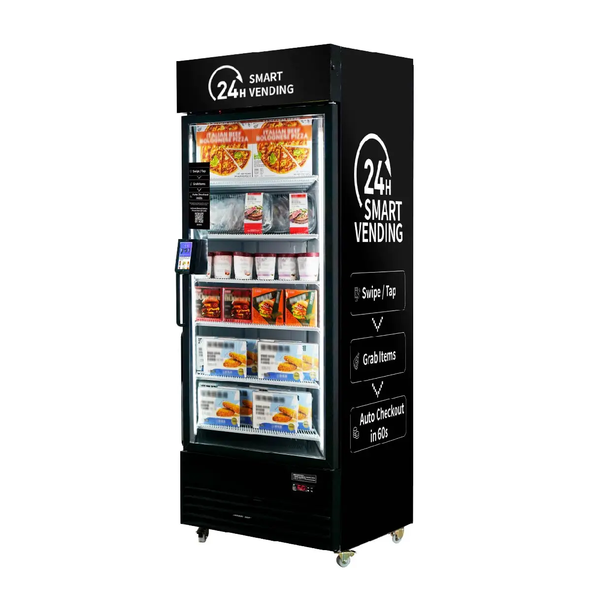 HAHA Smart Vending Freezer POS NFC Temperature Range -8F to 50F for Ice ...