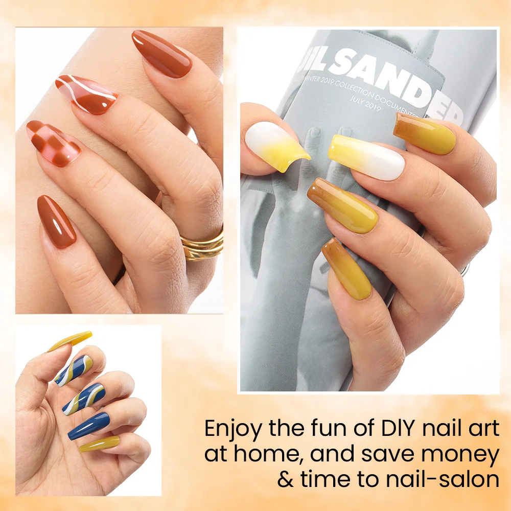 MAYCHAO 146 Colors Gel Nail Polish 7.3ml New Shiny Glitter Gel Polish Manicure Varnish Semi Permanent Soak Off UV LED Nail Art