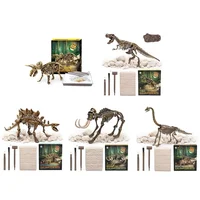 Dinosaur Fossil Excavation Kits Education Archeology Exquisite Jurassic Toy Set Game Action Children Figure Skeleton Model Gift 1