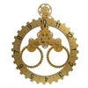 20-Inch European Retro Gear Clock Wall Clock Mechanical Wall Clock Living Room Bedroom Decoration Clock 4