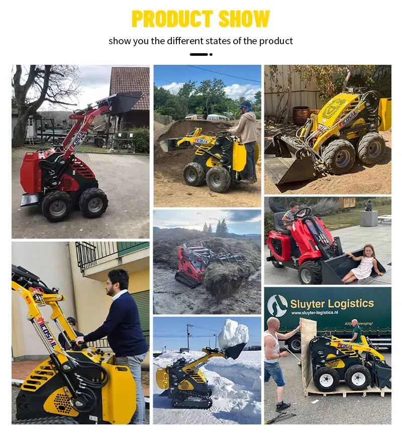 Kompakter JC25 Kompaktlader für Weingut-Grabungen und Bewässerungsinstallationen – Detail 8
