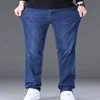 Jeans for Men Big Size 28-50 Denim Fabric Large Size Pants for Fat People 45-150kg Jeans Hombre Wide Leg Jeans Pantalon Homme 6