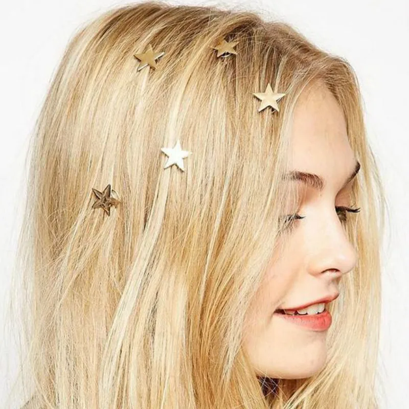

6/10pcs Retro Star Fashion Hair Accessories for Women Modern Stylish Hair Pins Hair Clips Bun Maker Make Hair Styling Tool