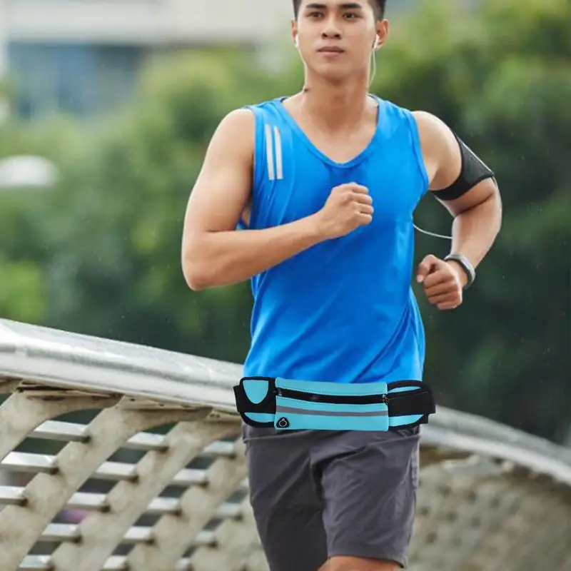 Running Waist Bag Belt Bag Multifunctional Waterproof Sports Pocket Pouch Belt Pack Non-slip Gym Sports Bags Cycling Phone