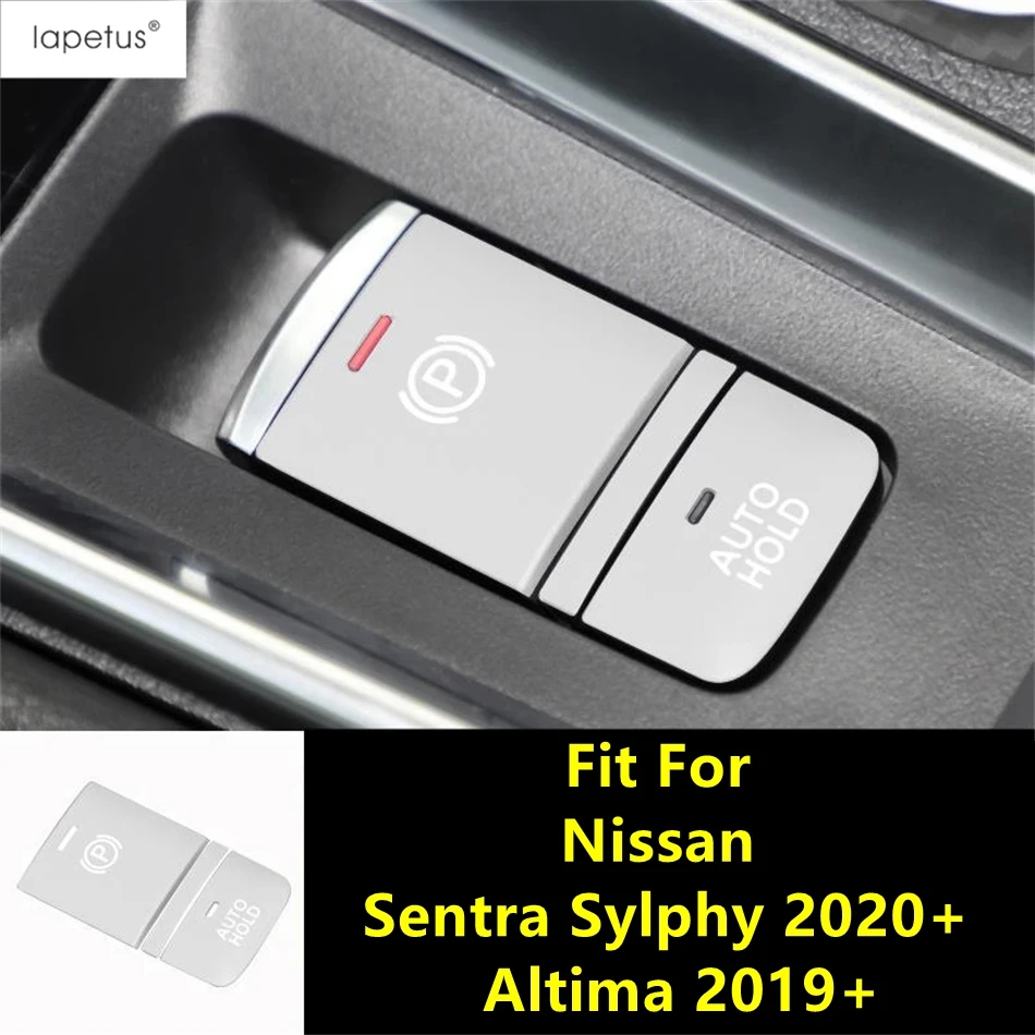 

Hand Brake P Button Switch Sequins Decoration Cover Trim Accessories For Nissan Altima 2019 - 2023 / Sentra Sylphy 2020 - 2023