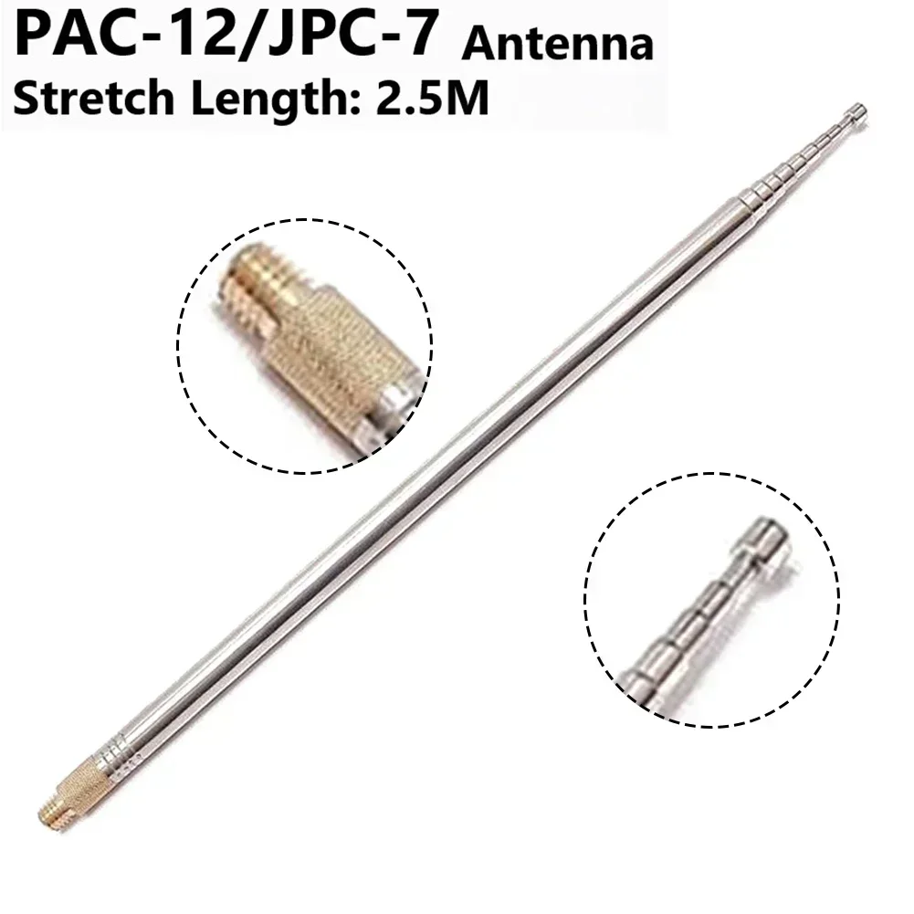 Pac12 Jpc-7 304 스테인리스 스틸 로드 안테나, 휴대용 단파 로드 안테나,..