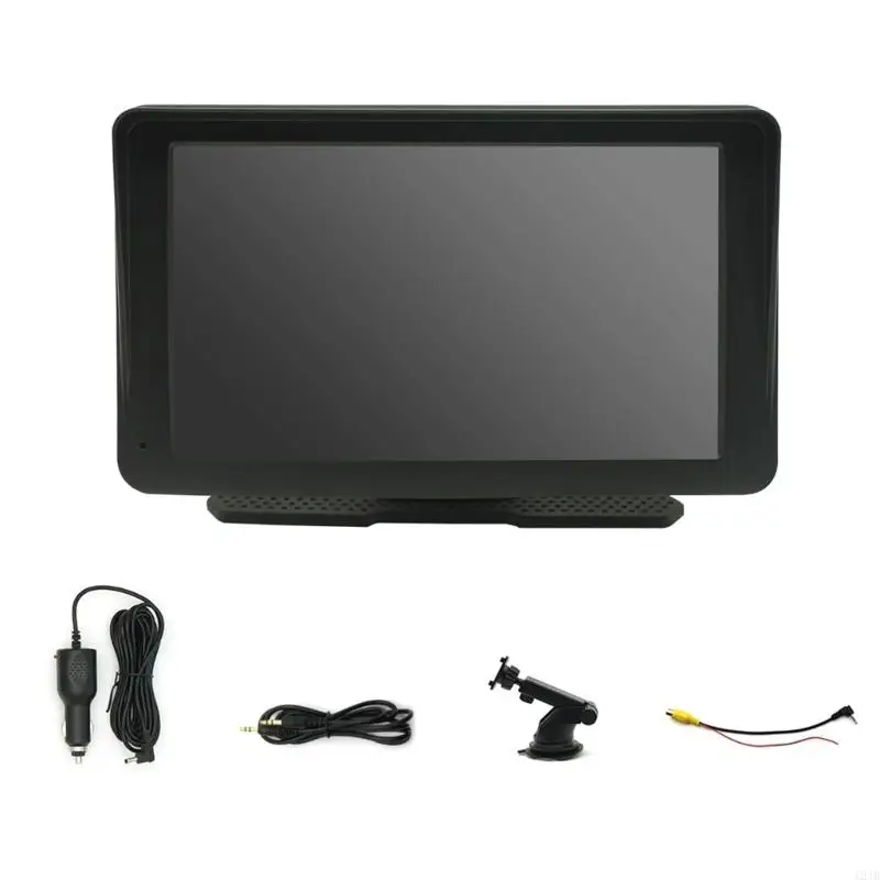 124B 7 Inch Car Navigation Systems With Wireless MP5 Video Music Entertainment Player, Large Touch Screens Multimedia Device
