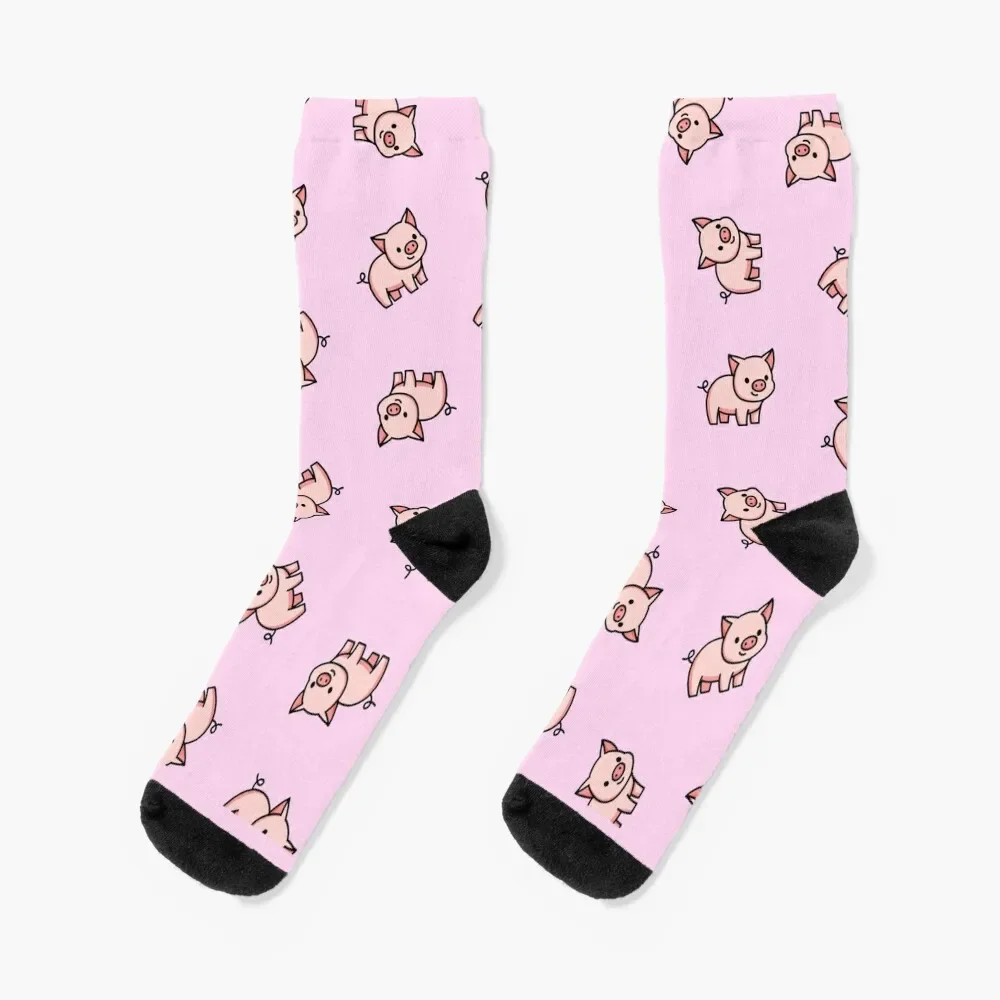 

Pig Socks funny gift hiking Socks Ladies Men's