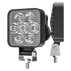Compact Square LED Work Light with 7 High - Intensity LEDs for Off - Road and Marine Use (Square)