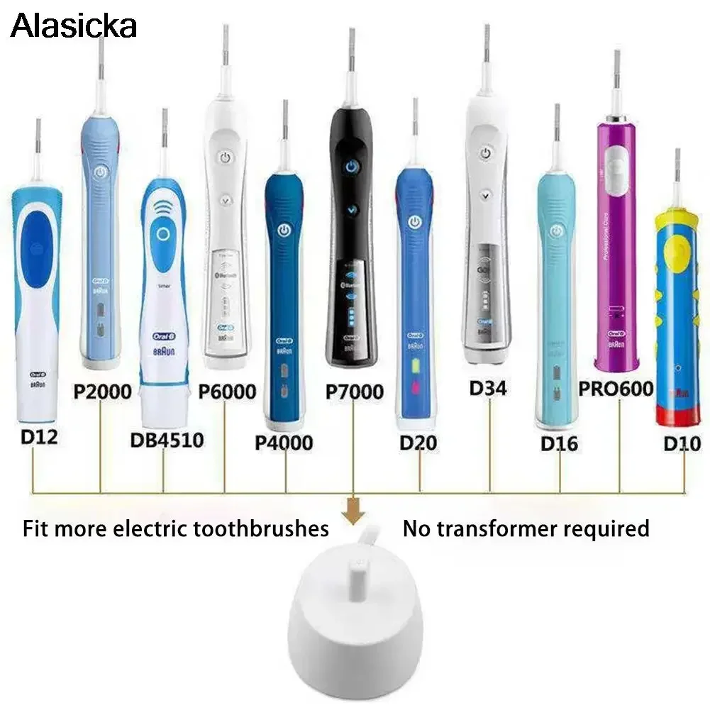 For Oral B 3757 Series D12 D20 Electric Toothbrush Charger Inductive Charging Base Adapter EU/US/USB Plug Replacement charger adapter battery charger power supply adapter battery charger adapter toothbrush charger adapter