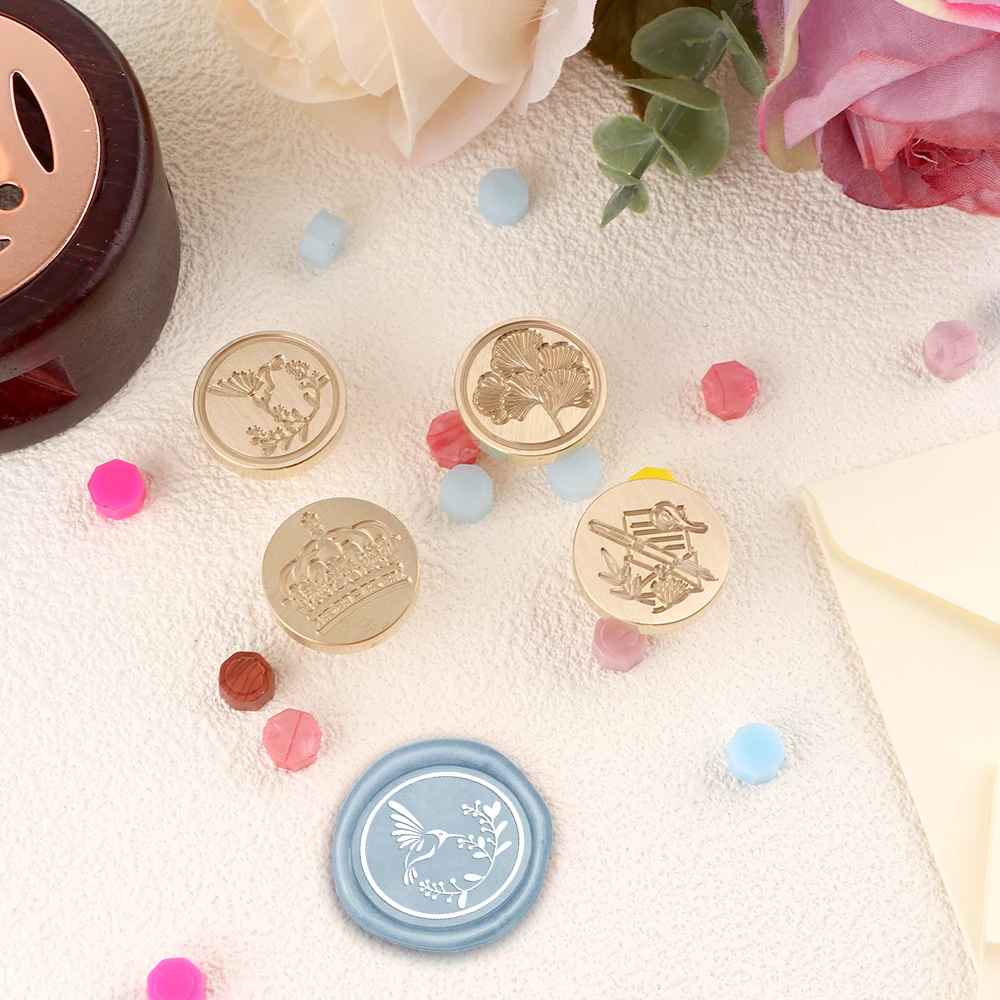 Birds Wax Seal Stamps Removable Brass Head For Decoration Party Invitation Wine Packaging Greeting Card Gift Envelope