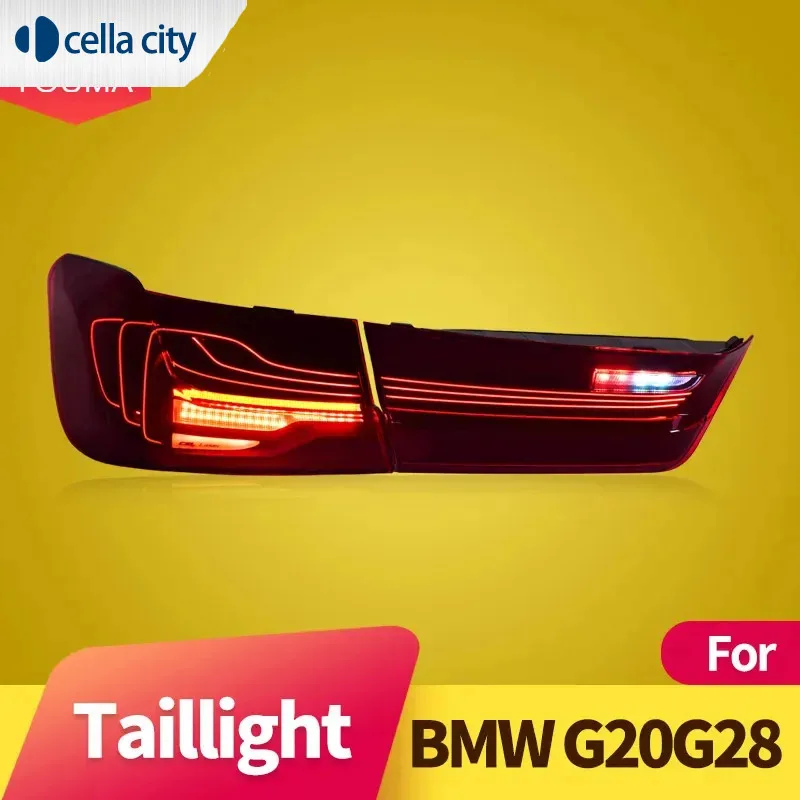 

Задний фонарь для стайлинга автомобиля BMW 3-series G20 2020-2023 G28 светодиодный Tail DRL тормоз задний стоп-сигнал автомобильные аксессуары