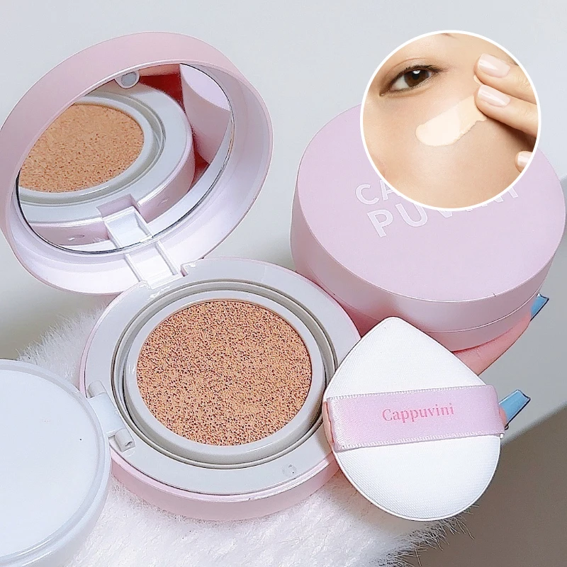 Concealer Air Cushion Moisturizing Natural Makeup Holding Water Resistant Cream Skin Foundation