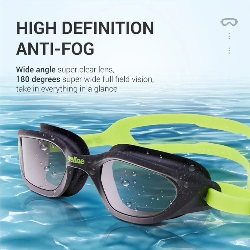 

Professional Swimming Goggles Adult Kids Sports Swimming Eyewear Optical Lens HD Waterproof Anti Fog Big Frame Pool Glasses