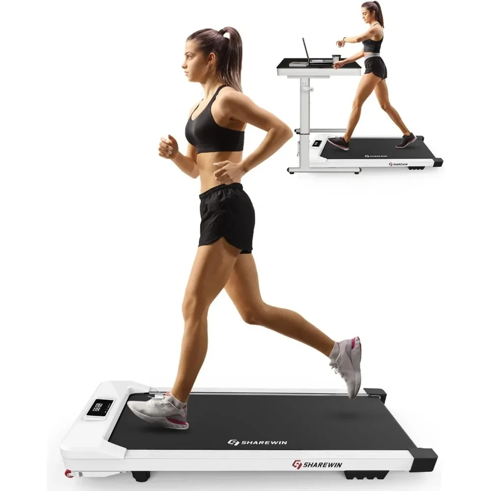 

Desk Treadmill Exercise Machine with Remote Control and LED Display, Electric Small Treadmill Walking Jogging Freight free