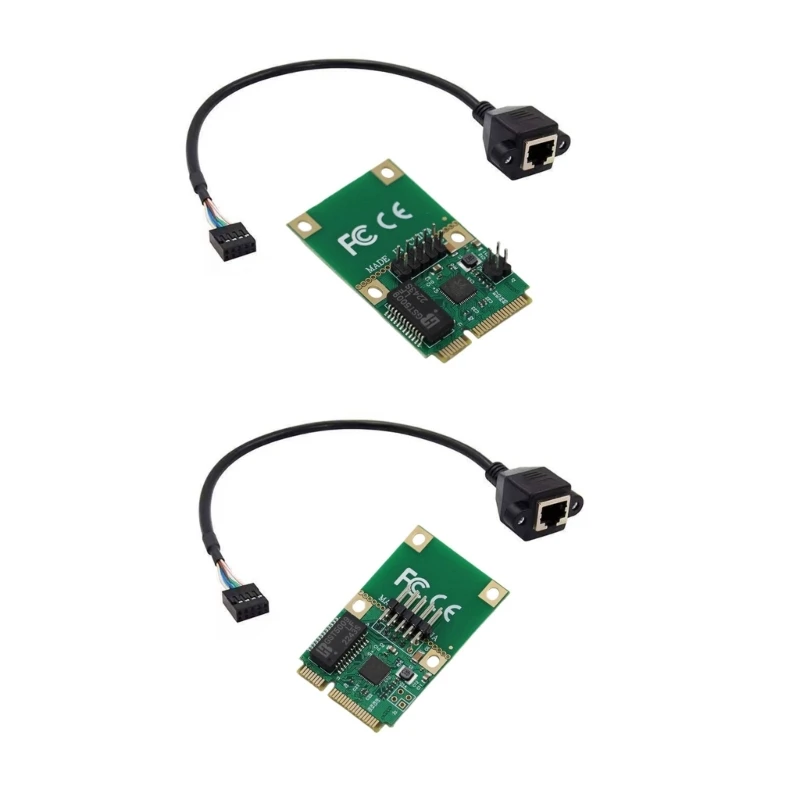 

8111F Industrial Control Mini PCIE to Single Port Networking Card for Desktop Computer