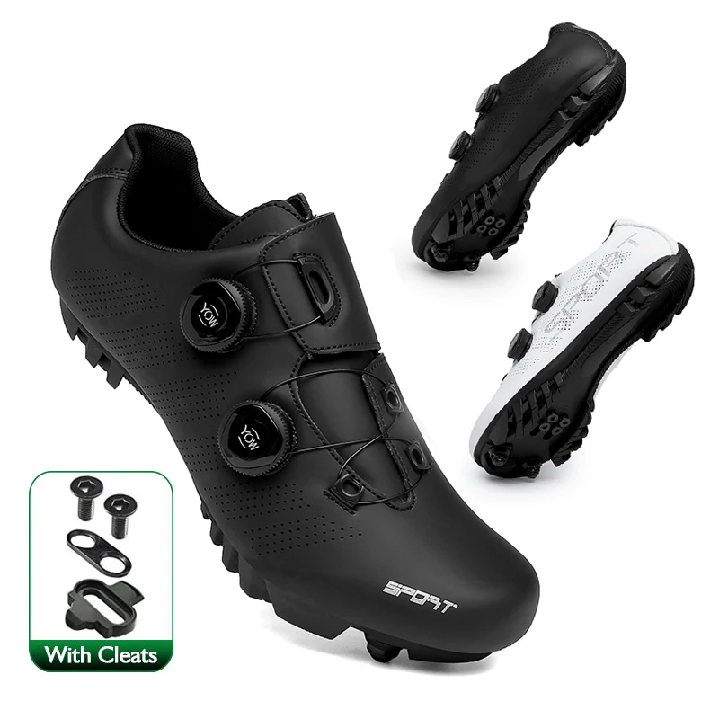 Zapatillas mtb para hombre y mujer, zapatillas ciclismo carretera de velocidad, con pedal de tacos, botas de de carreras, planos de ciclismo de montaña SPD| | - AliExpress