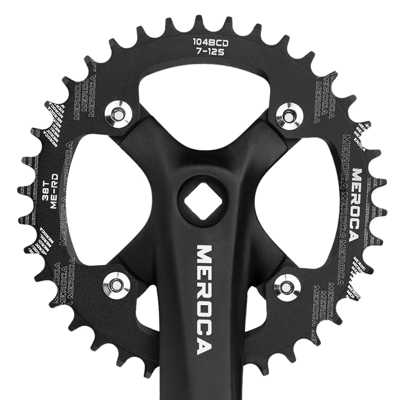 Plateau VTT Carbocage AL 32 Dents, 104 BCD, 4 Branches, Vert, Pour Vélo De Montagne