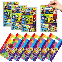 Rainbow Friend Game Children's Birthday Party Decoration Balloon Tableware Paper Cup Gift Bag Sticker Party Gifts Supplies