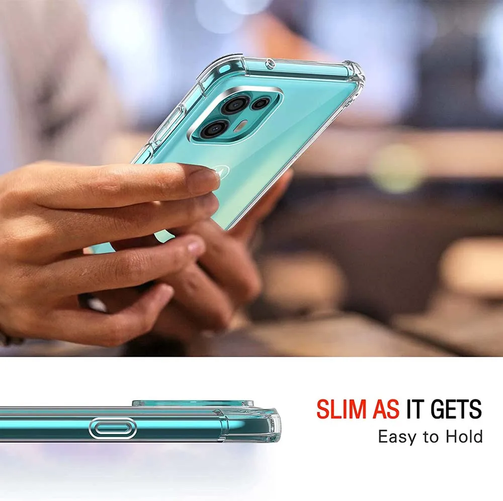 Air-Bag Clear Case Shockproof Back Cover 1.5MM Thick For Motorola Moto G13 G23 G53 G73 G22 G32 G42 G52 G62 5G G72 G82 G84 G71S phone case