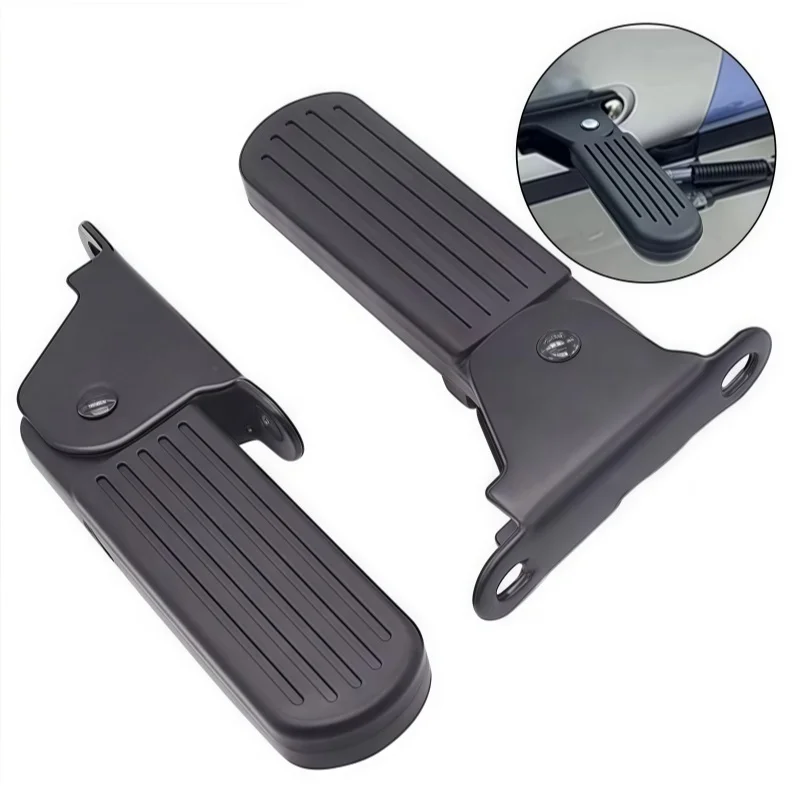 1pair Electric Moped Front Pedal Scooter Front Foldable Pedal Leg Support Pad Thickened Steel Plate Ebike Accessories