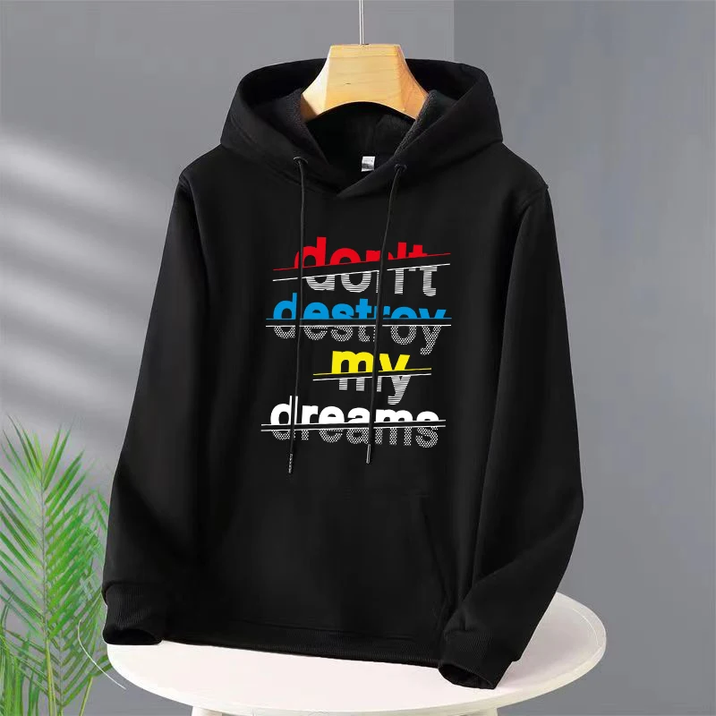 

Destroy my Dreams Hoody Graphic Hoodie Women Men Casual Sweatshirt Anime Print Tracksuits Oversized Manga Cartoon Tops