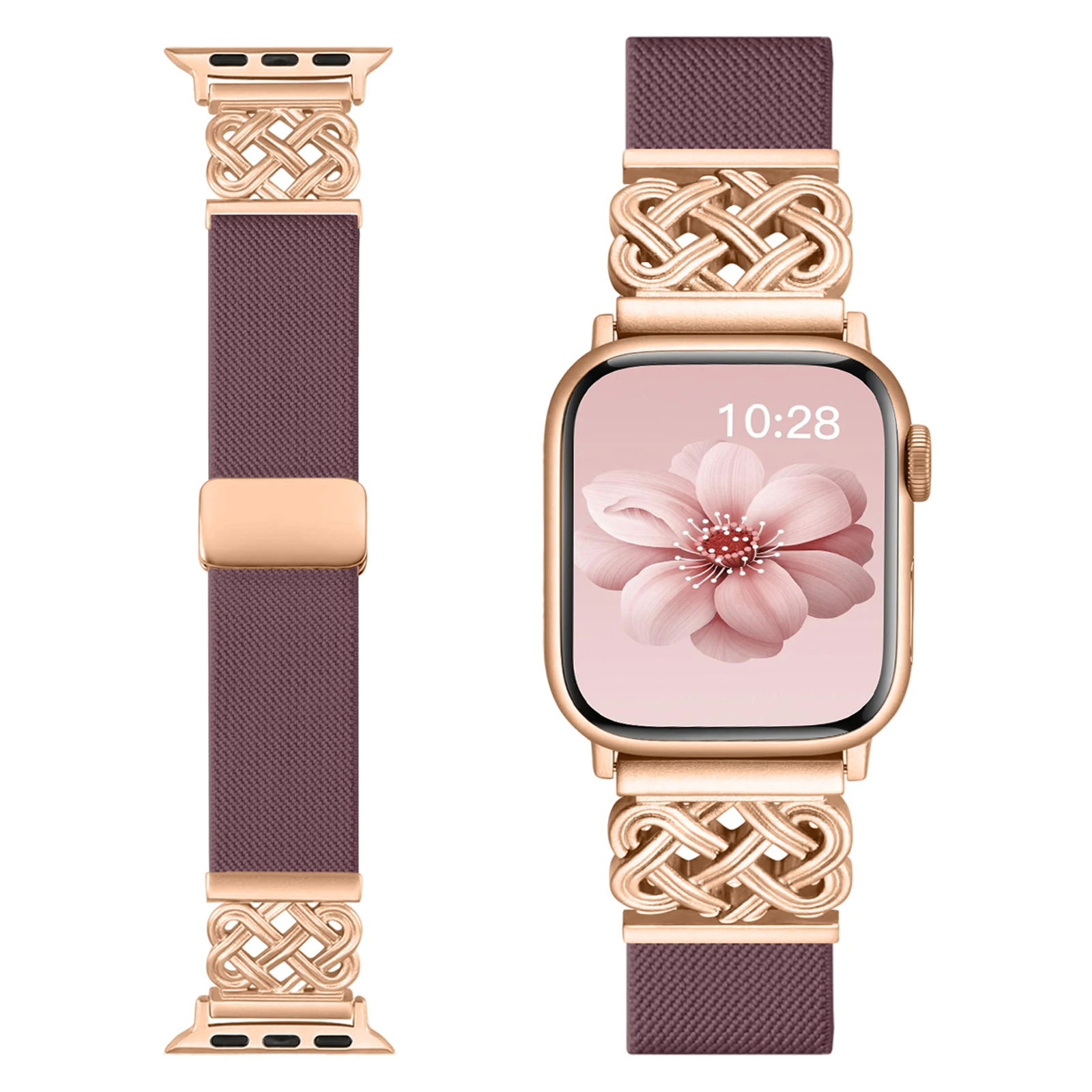 Breathable Woven Nylon Band - Retro Elegance and Modern Comfort Blend