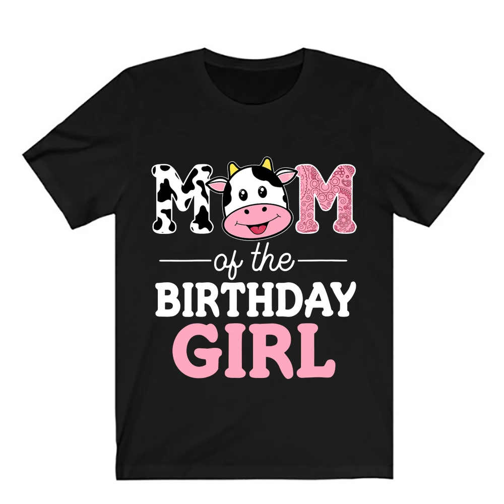 Holy Cow I Am One Family Matching Clothes Baby One Birthday Dad Mom Sis Bro T-shirt  Cute Cow Family Look Outfit Top Baby Romper 4