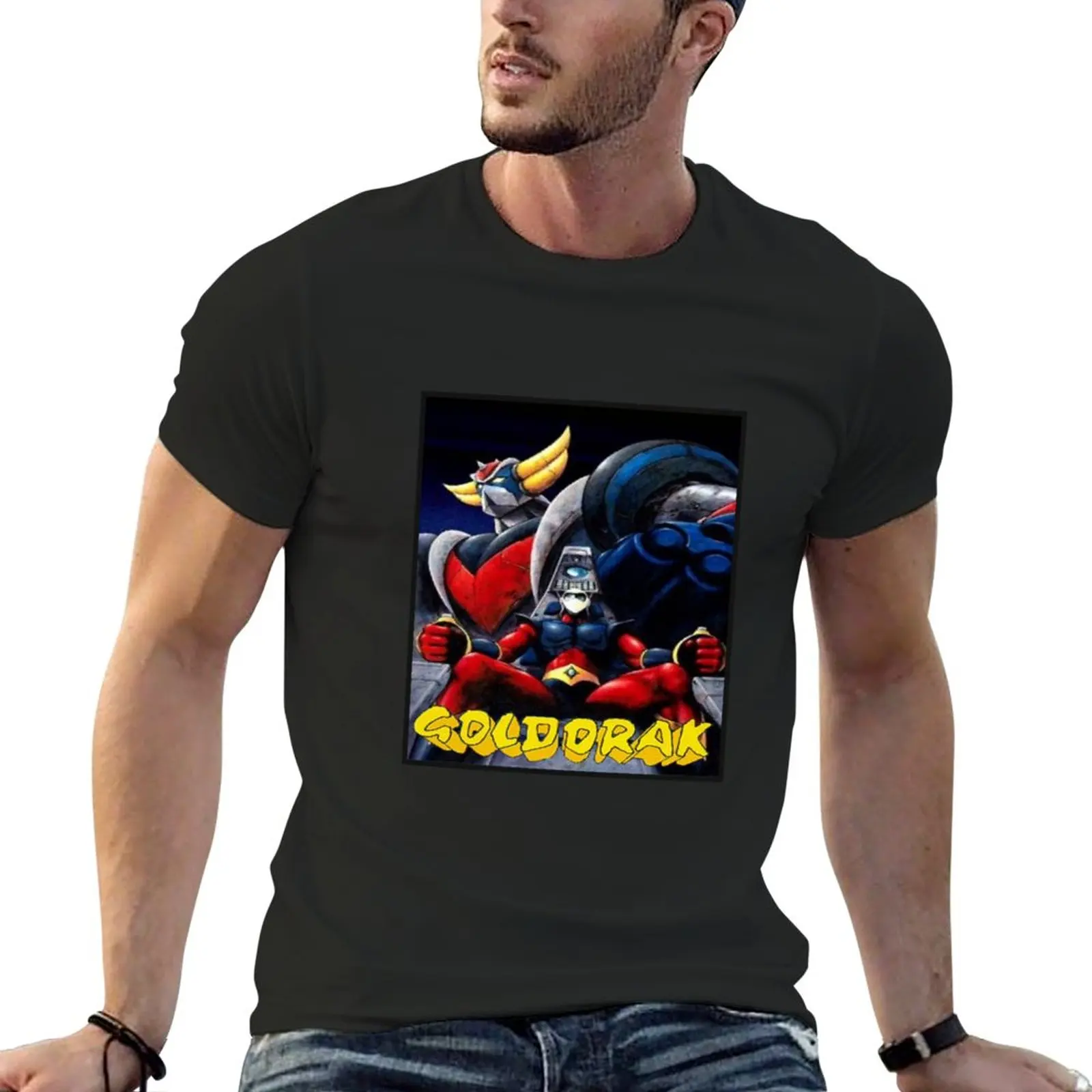 

goldorak T-Shirt quick drying funnys t shirts for men pack