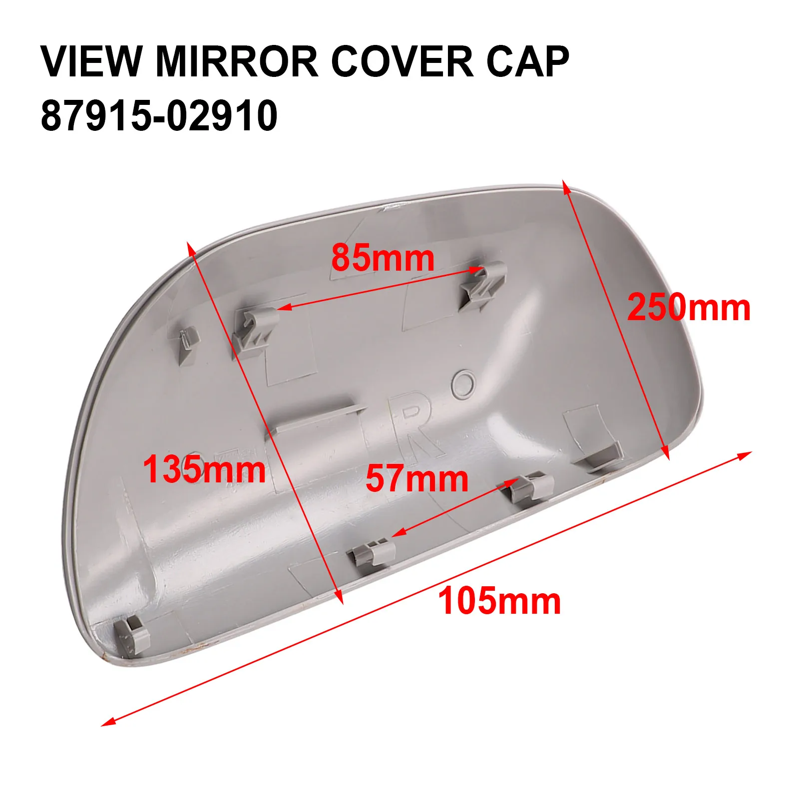 

Mirror Housing Wing Mirror Cover Wing Mirror Cover For Toyota For Corolla 2007-2013 25x14.2cm 87915-02910 Car Door