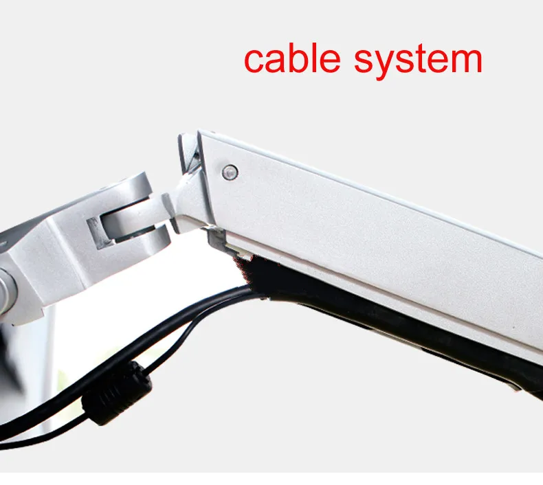 Alumínio e Aço Wall Bracket Mount Lcd Monitor Mount Mola Mecânica Braço Longo 1732 840 mm 110kg Vesa 200x200 - Imagem 3